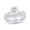Thumbnail Image 1 of Adore Lab-Grown Diamonds Round-Cut Double Cuff Bridal Set 3 ct tw 14K White Gold (VS2/F)