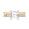 Thumbnail Image 3 of Adore Lab-Grown Diamonds Princess-Cut Engagement Ring 2-1/2 ct tw 14K Yellow Gold (VS2/F)