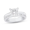 Thumbnail Image 1 of Adore Lab-Grown Diamonds Princess-Cut Engagement Ring 2-1/2 ct tw 14K White Gold (VS2/F)