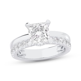 Adore Lab-Grown Diamonds Princess-Cut Engagement Ring 2-1/2 ct tw 14K White Gold (VS2/F)