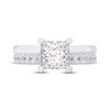 Thumbnail Image 3 of Adore Lab-Grown Diamonds Princess-Cut Engagement Ring 2-1/2 ct tw 14K White Gold (VS2/F)
