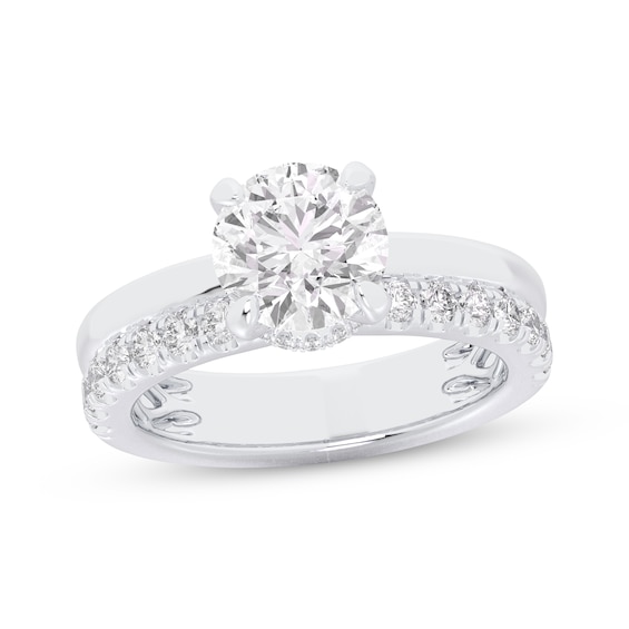 Adore Lab-Grown Diamonds Round-Cut Engagement Ring 2 1/2 ct tw 14K White Gold (VS2/F)
