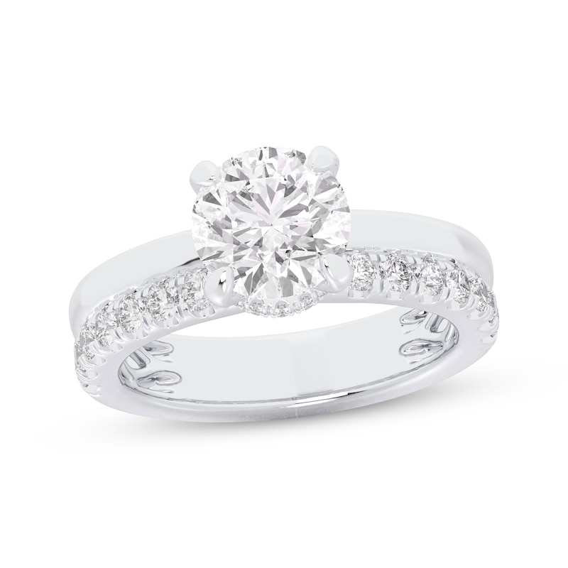 Main Image 1 of Adore Lab-Grown Diamonds Round-Cut Engagement Ring 2 1/2 ct tw 14K White Gold (VS2/F)