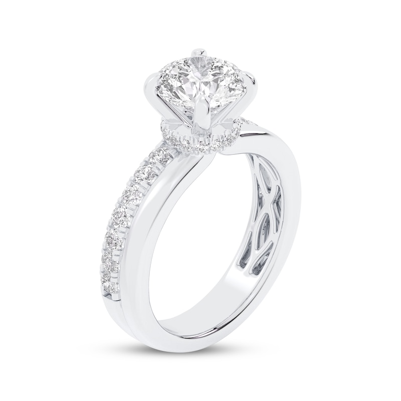 Main Image 2 of Adore Lab-Grown Diamonds Round-Cut Engagement Ring 2 1/2 ct tw 14K White Gold (VS2/F)