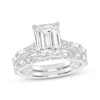 Thumbnail Image 1 of Adore Lab-Grown Diamonds Emerald-Cut Bridal Set 3 ct tw 14K White Gold