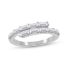 Thumbnail Image 1 of Baguette-Cut Diamond Wrap Ring 1/2 ct tw 14K White Gold