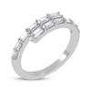 Thumbnail Image 2 of Baguette-Cut Diamond Wrap Ring 1/2 ct tw 14K White Gold