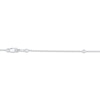 Thumbnail Image 4 of Emerald-Cut Lab-Created Opal Solitaire Necklace Sterling Silver 18"