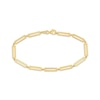 Thumbnail Image 1 of Rectangle Link Bracelet 14K Yellow Gold 7"