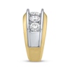 Thumbnail Image 2 of Men’s Diamond Five-Stone Ring 3 ct tw 10K Two-Tone Gold