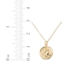 Thumbnail Image 4 of Coin Necklace 24K Yellow Gold Vermeil Sterling Silver 18"