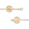 Thumbnail Image 2 of Coin Station Bracelet 24K Yellow Gold Vermeil Sterling Silver 7.5"