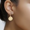 Thumbnail Image 3 of Coin Dangle Earrings 24K Yellow Gold Vermeil Sterling Silver