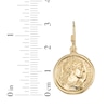 Thumbnail Image 4 of Coin Dangle Earrings 24K Yellow Gold Vermeil Sterling Silver
