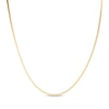 Thumbnail Image 1 of 2.2mm Serpentine Chain Necklace 24K Yellow Gold Vermeil Solid Sterling Silver 18"