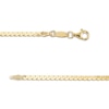 Thumbnail Image 2 of 2.2mm Serpentine Chain Necklace 24K Yellow Gold Vermeil Solid Sterling Silver 18"