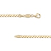 Thumbnail Image 2 of 3mm Serpentine Chain Bracelet 24K Yellow Gold Vermeil Solid Sterling Silver 7.5"