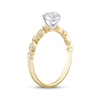 Thumbnail Image 2 of Adore Pear-Shaped Diamond Engagement Ring 1/3 ct tw 10K Two-Tone Gold