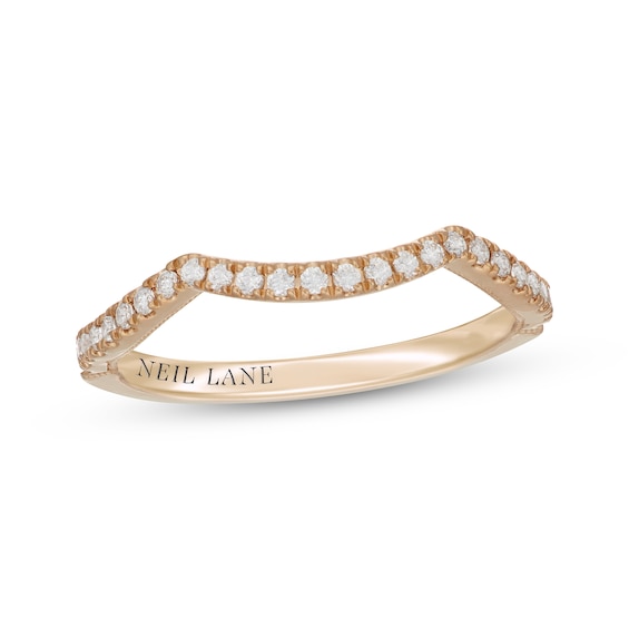 Neil Lane Contour Diamond Wedding Band 1/5 ct tw 14K Yellow Gold
